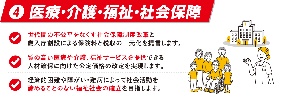 ④医療・介護・福祉・社会保障